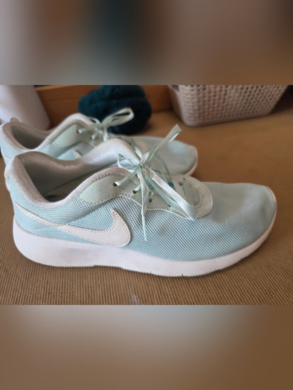 Nike Womans' Light Blue Running Shoes - Breathable Comfort